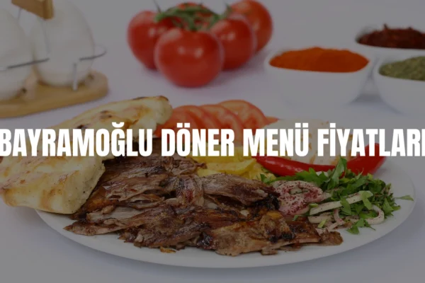 bayramoğlu döner menü fiyatları