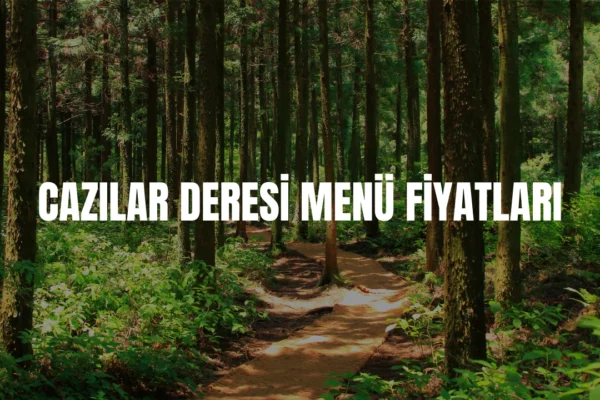 Cazılar Deresi menü fiyatları