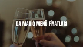 Da Mario menü fiyatları