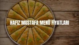 Hafız Mustafa menü fiyatları