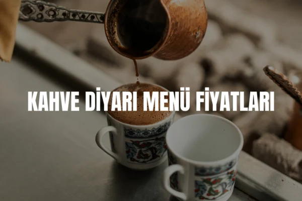 Kahve Deryası menü fiyatları
