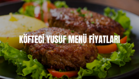 köfteci yusuf menü fiyatları
