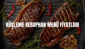 Küşleme Kebaphan menü fiyatları