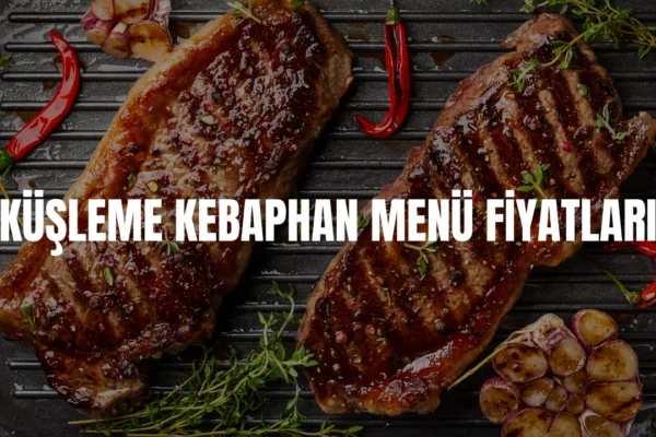 Küşleme Kebaphan menü fiyatları