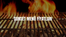 Sunset menü fiyatları