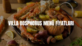Villa Bosphorus menü fiyatları