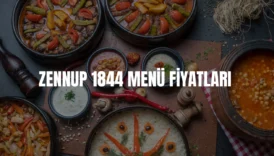 Zennup 1844 menü fiyatları
